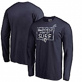 Men's Rams Navy 2018 NFL Playoffs Baddest Show On Surf Long Sleeve T-Shirt,baseball caps,new era cap wholesale,wholesale hats